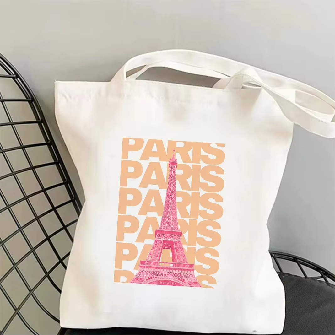 Travel Accessories London - Chicago London Eiffel Tower Graphic Tote