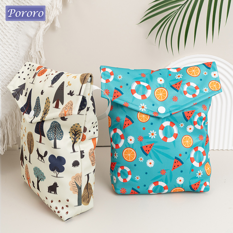 Travel Accessories Baby - Pororo Baby Diaper Bag Waterproof Wet