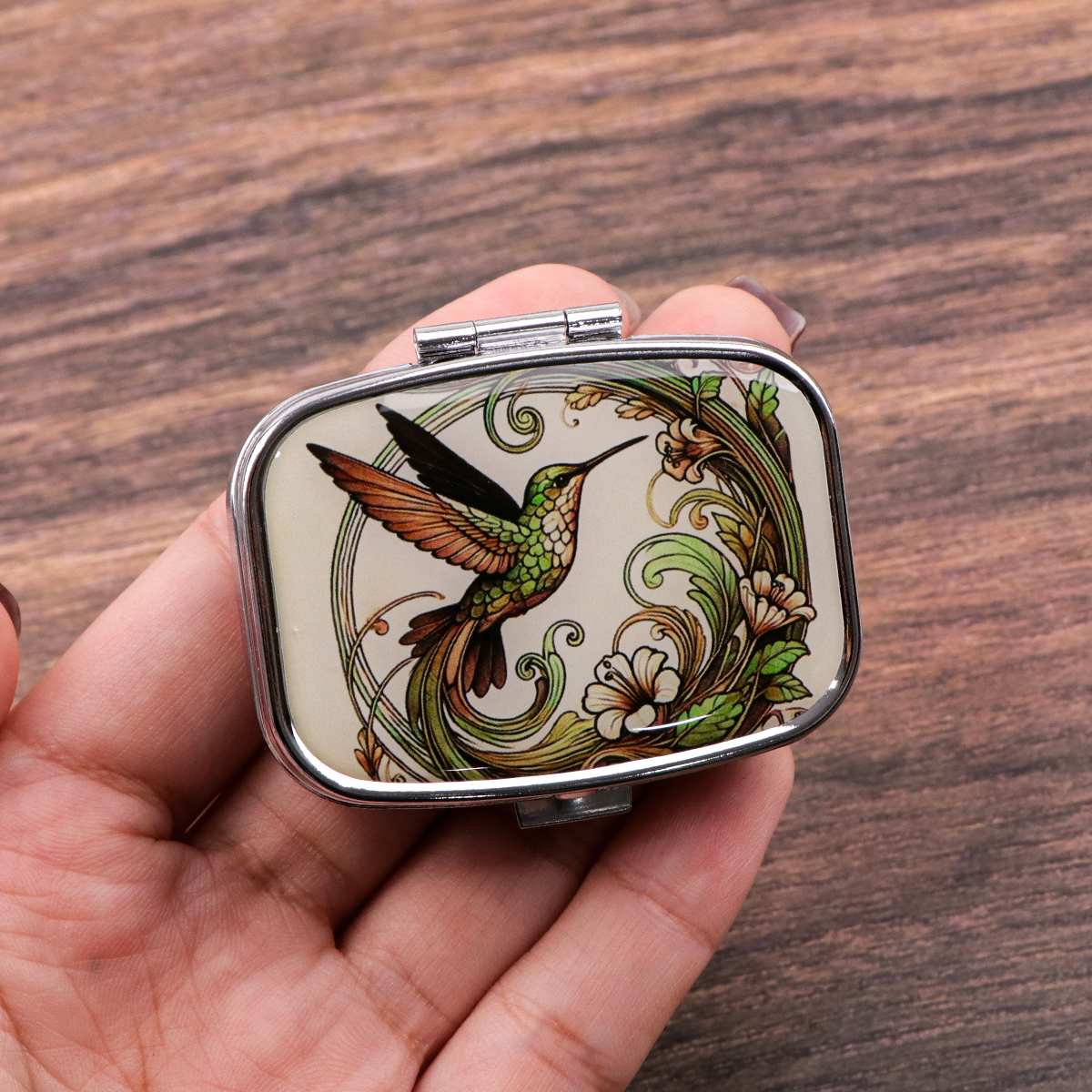 Travel Accessories Unisex - Cute Bird Cartoon Travel Pill Organizer