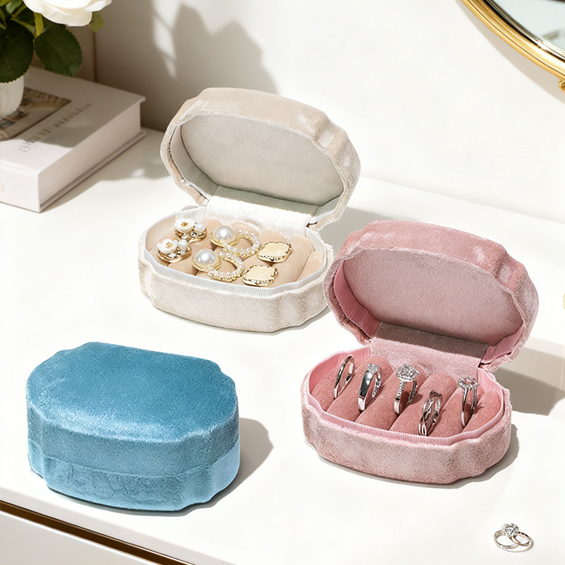 Accessories Travel Jewelry Box - Velvet Ring Box Premium Jewelry Packaging