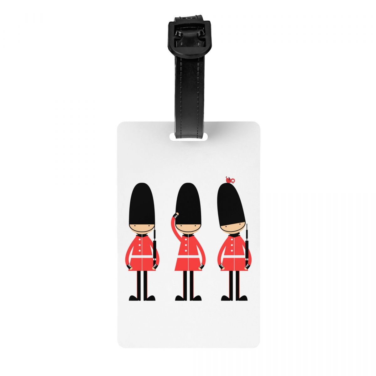 Travel Accessories London - Custom Cartoon British Soldiers Luggage Tag