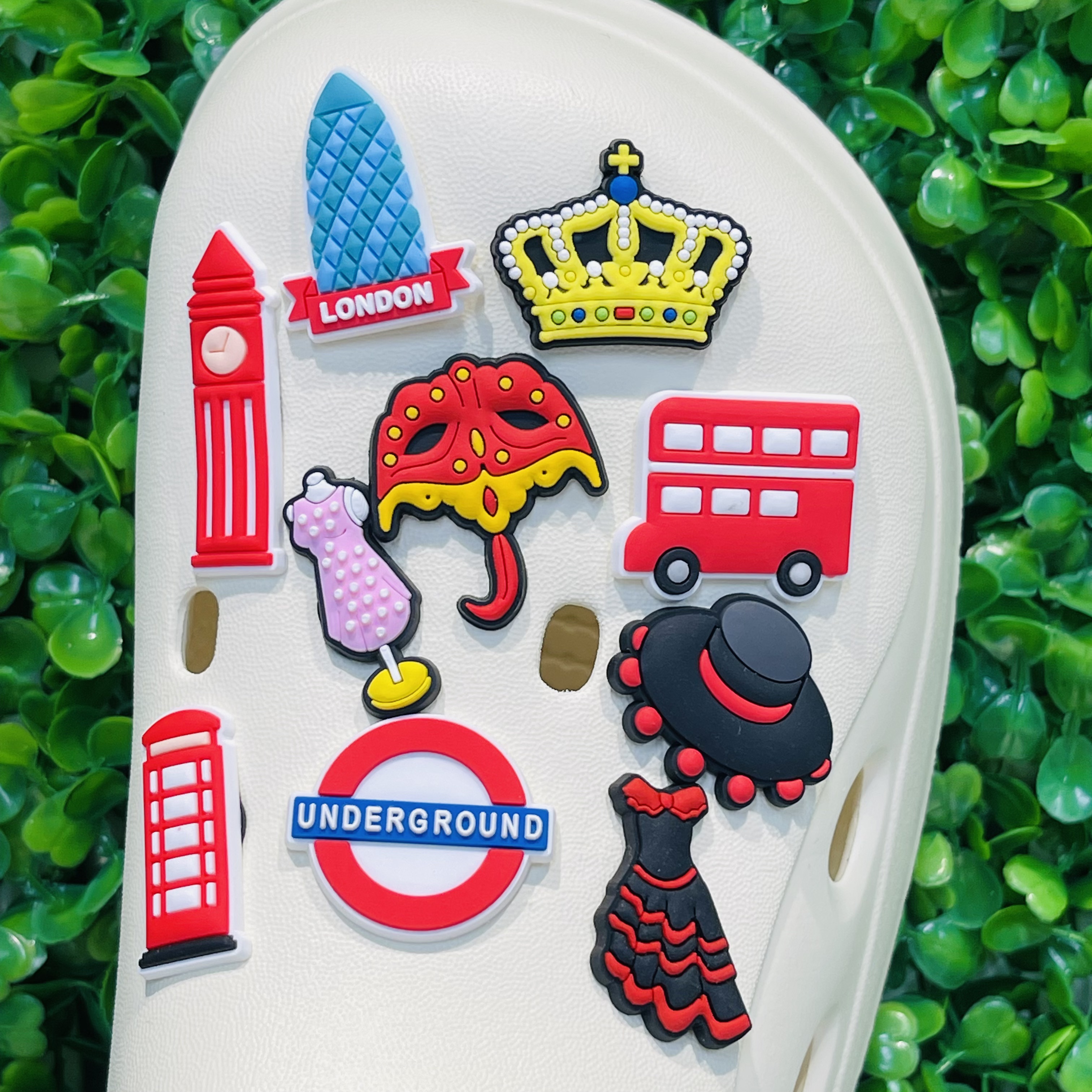 1-10pcs London Double-decker B - Travel Accessories London recension och pris