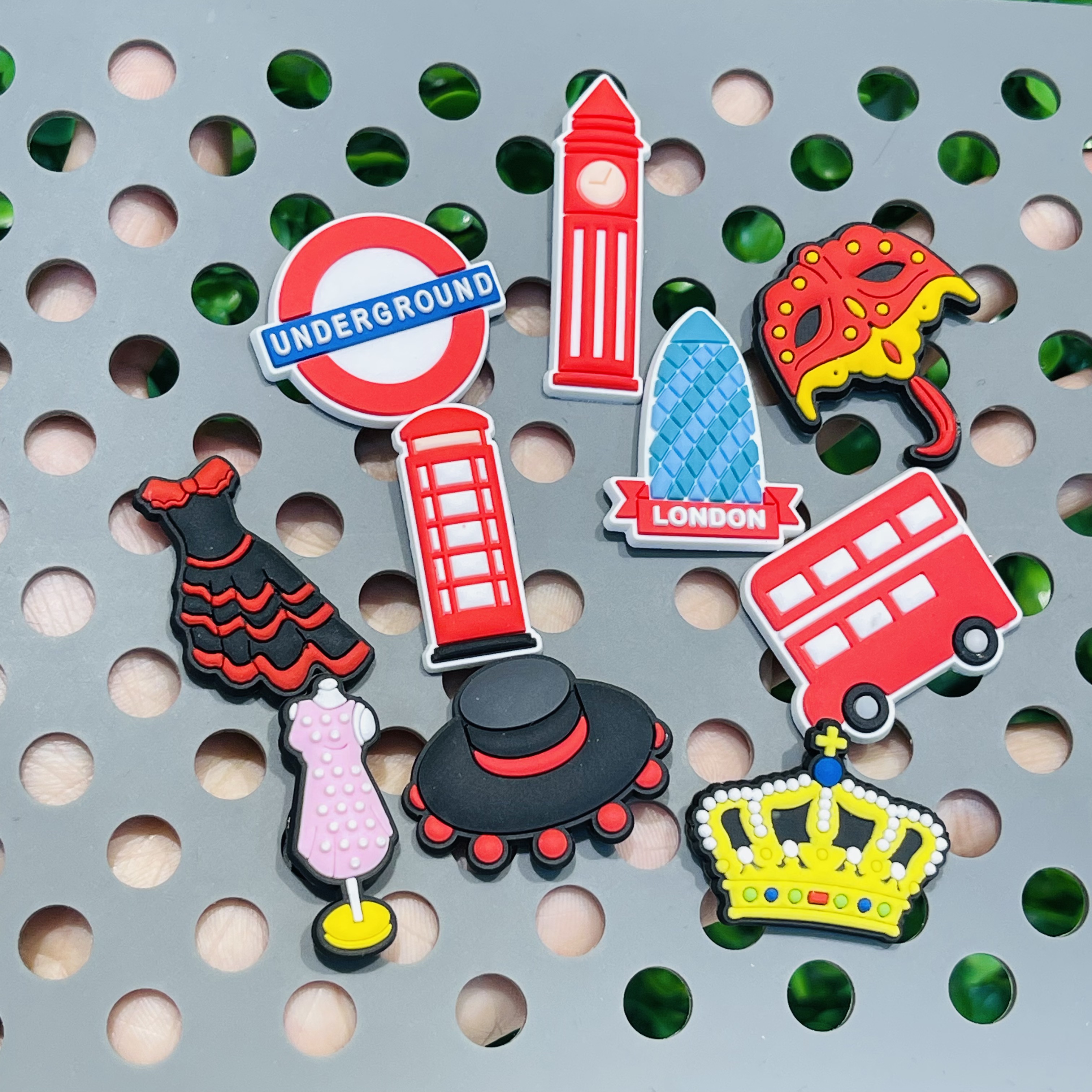 1-10pcs London Double-decker B - Travel Accessories London recension och pris