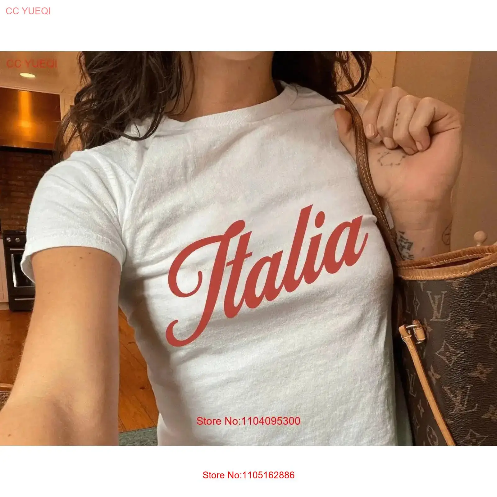 Italia T Shirt 90's Baby Y2K T - Travel Z recension och pris