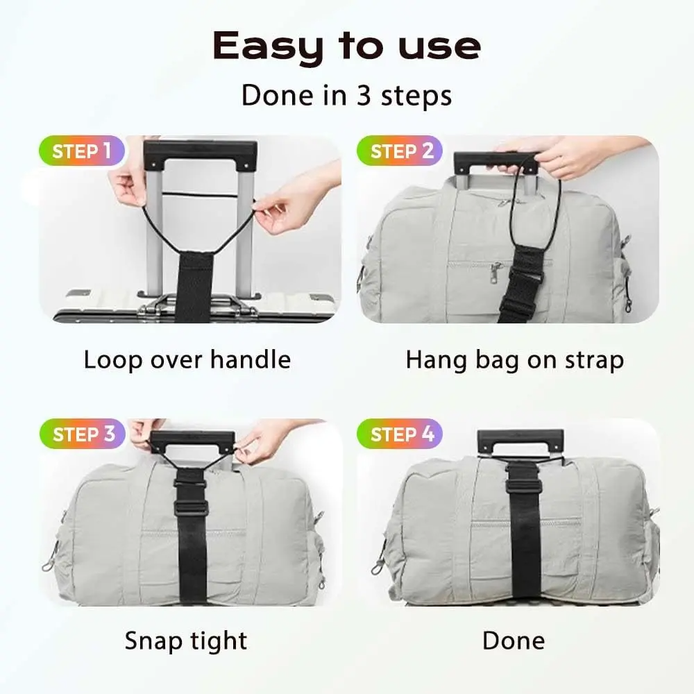 1 Pack Black Luggage Straps fo - Travel Accessories Luggage Straps recension och pris