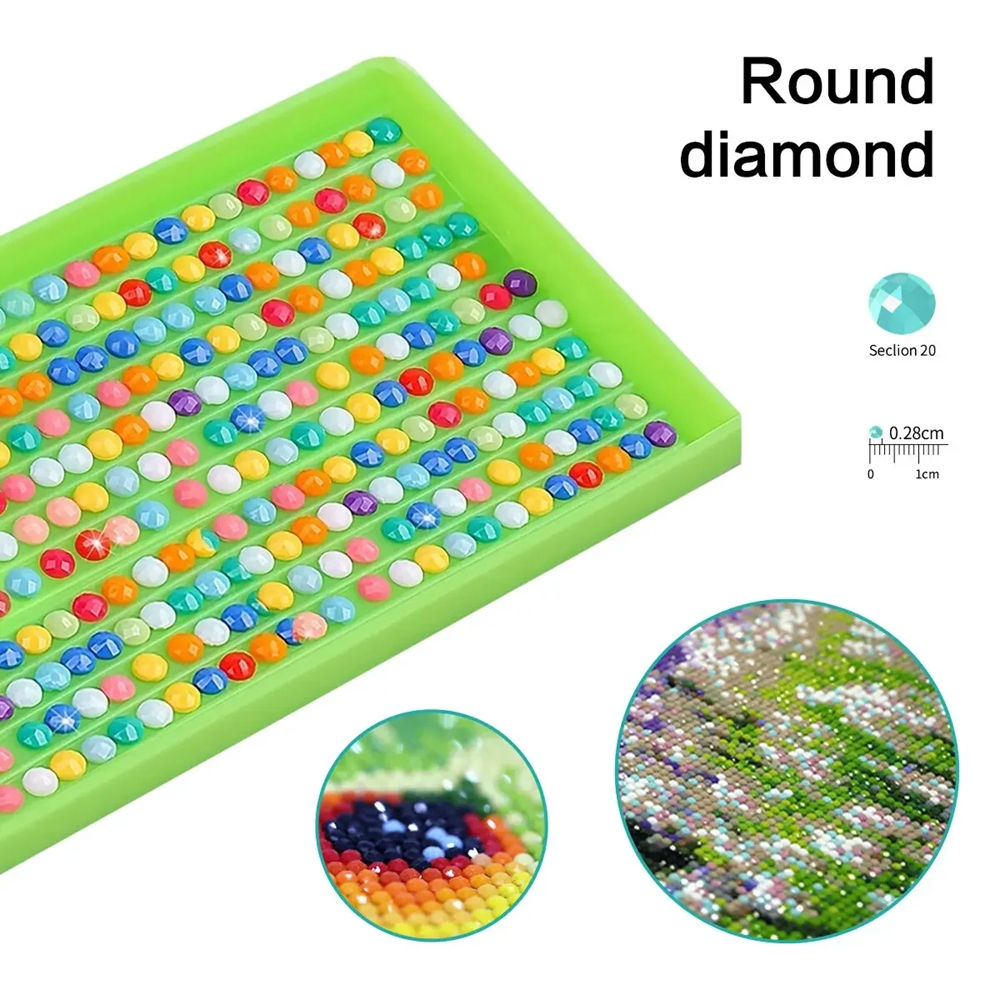 1pc frameless 5d DIY Diamond A - Travel Accessories London recension och pris