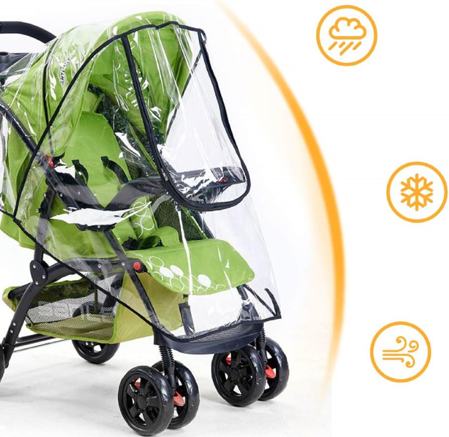 Baby Stroller Rain Cover, Univ - Travel Accessories Baby recension och pris