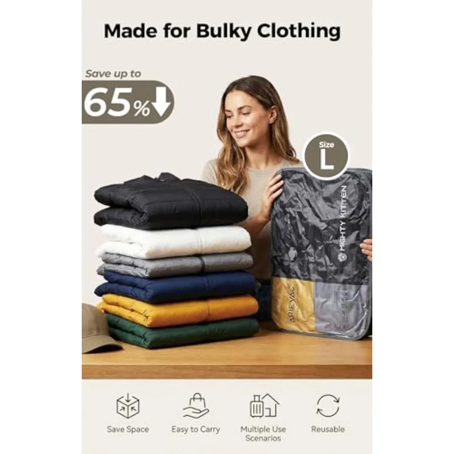 Vacuum Storage Bag Kit with Pu - Compression Bag Vacuum recension och pris