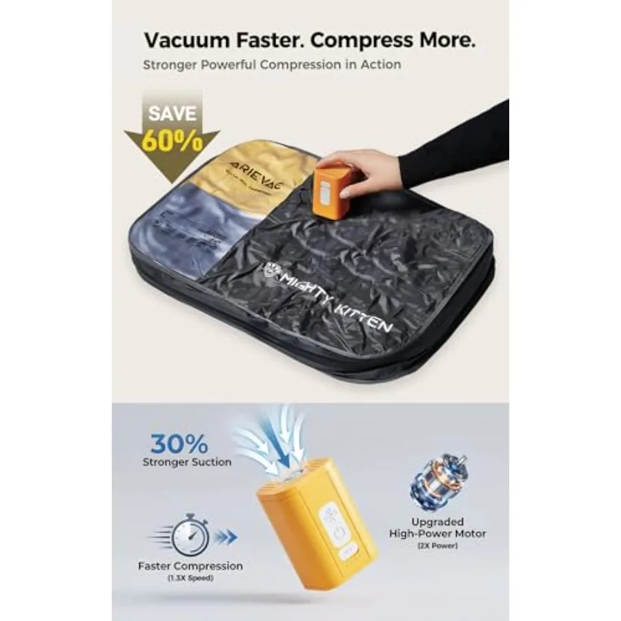 Vacuum Storage Bag Kit with Pu - Compression Bag Vacuum recension och pris