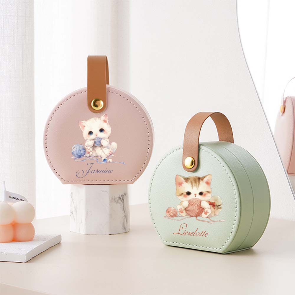 1pc Personalized Custom Name T - Accessories Travel Jewelry Box recension och pris