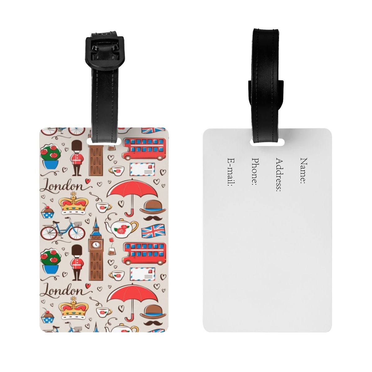 Custom London Pattern Luggage  - Travel Accessories London recension och pris