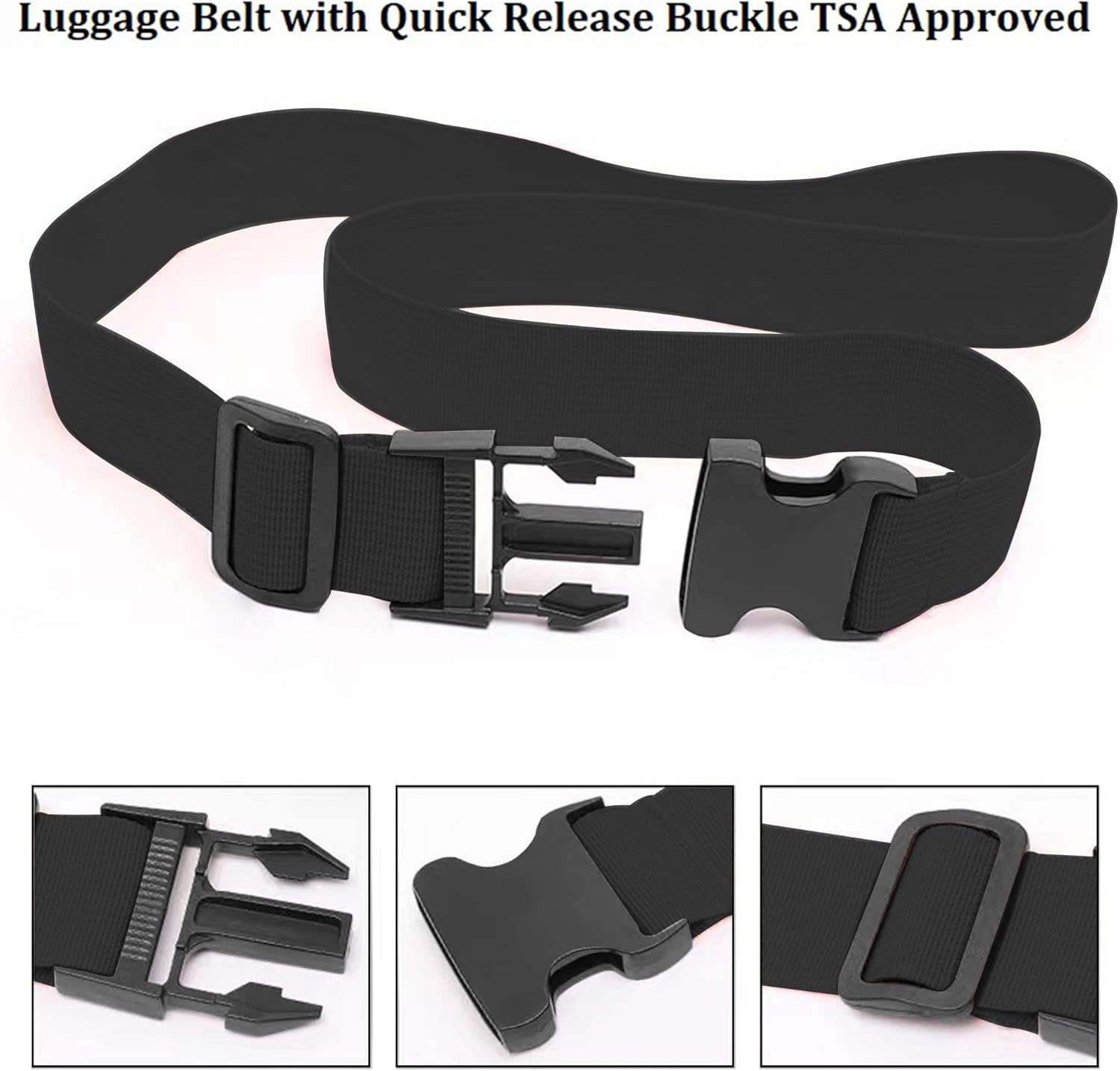 2 Pack Adjustable Luggage Stra - Travel Accessories Luggage Straps recension och pris