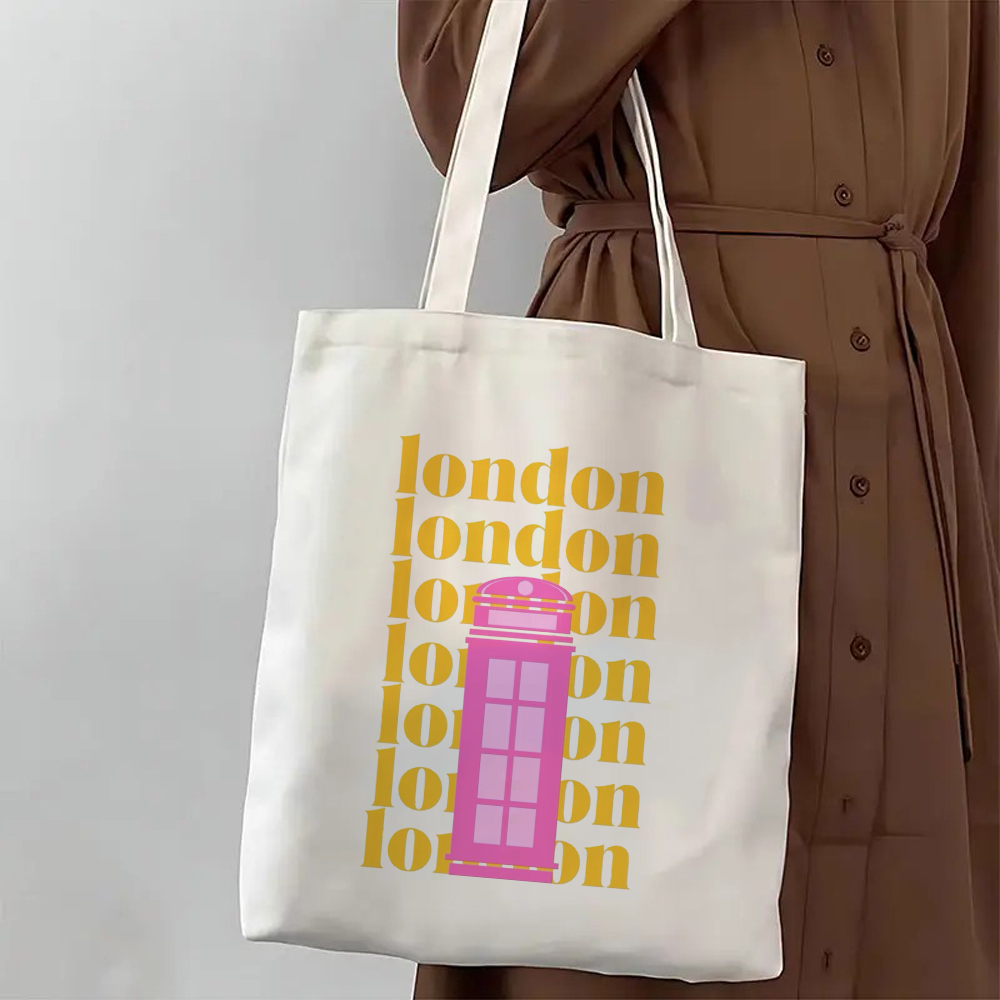 Retro London Canvas Tote Bag C - Travel Accessories London recension och pris