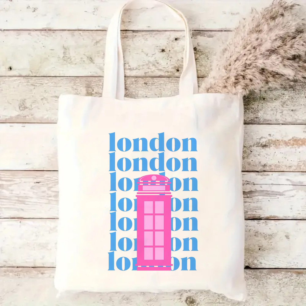 Retro London Canvas Tote Bag C - Travel Accessories London recension och pris