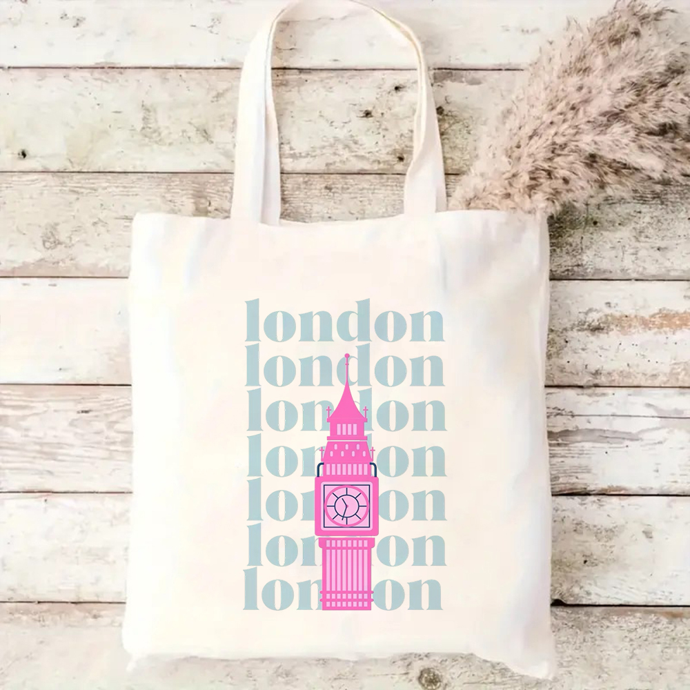 Retro London Canvas Tote Bag C - Travel Accessories London recension och pris