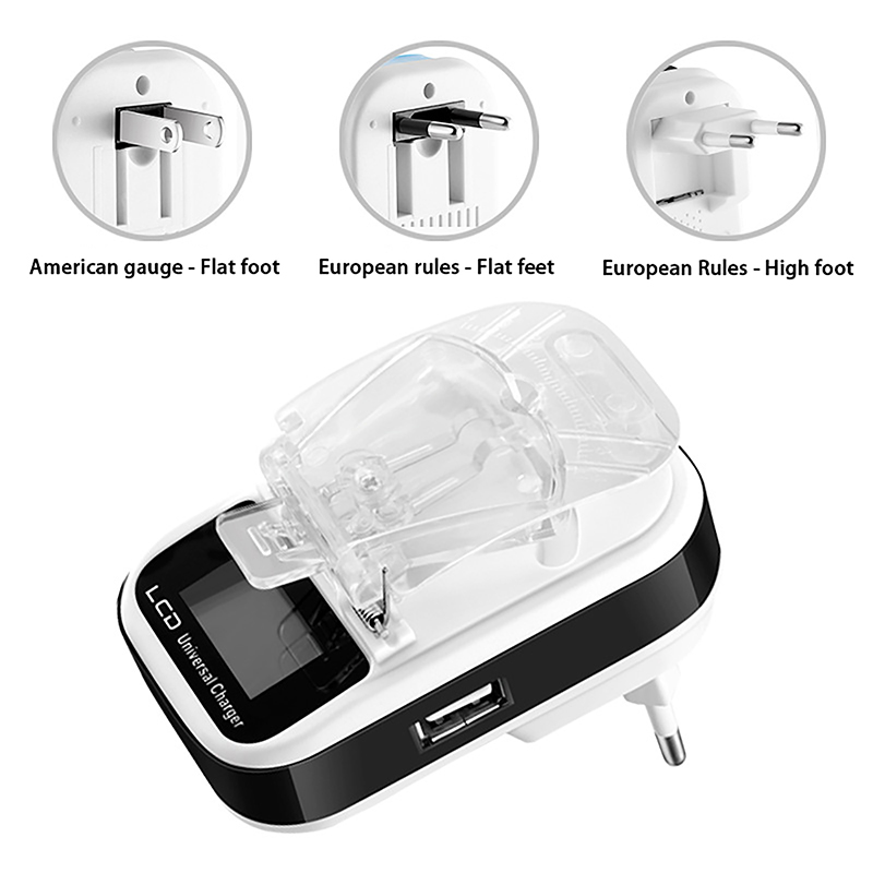 Universal Battery Charger Trav - Travel Accessories Display recension och pris