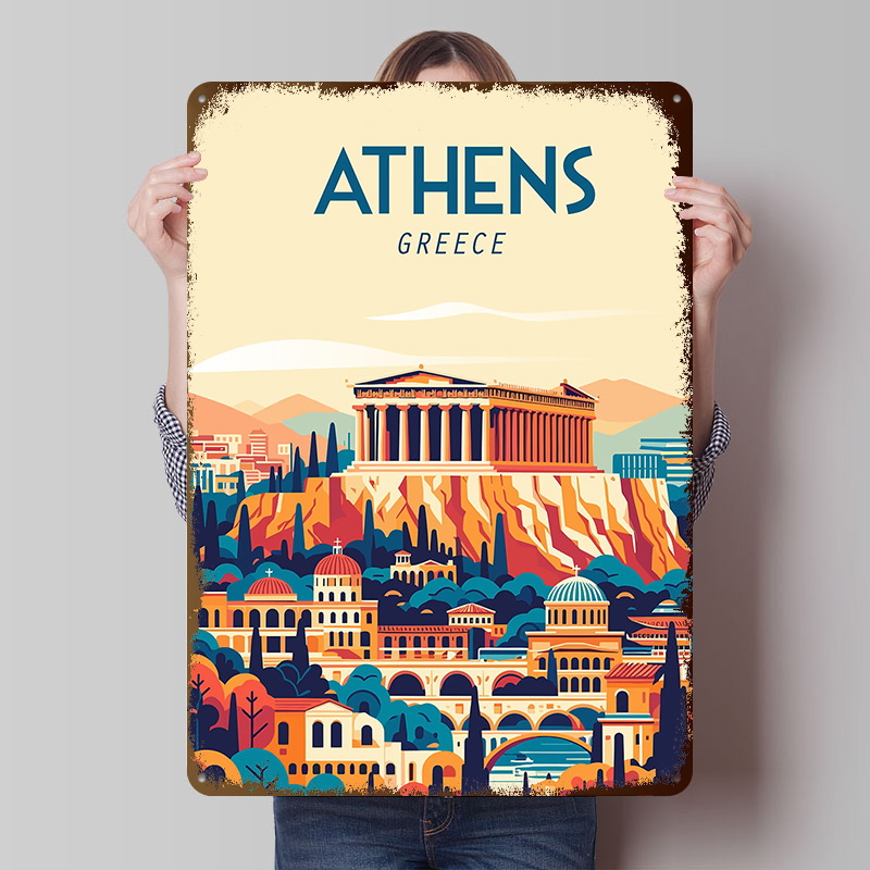 Greece Travel Poster Customize - Travel Accessories Greece recension och pris