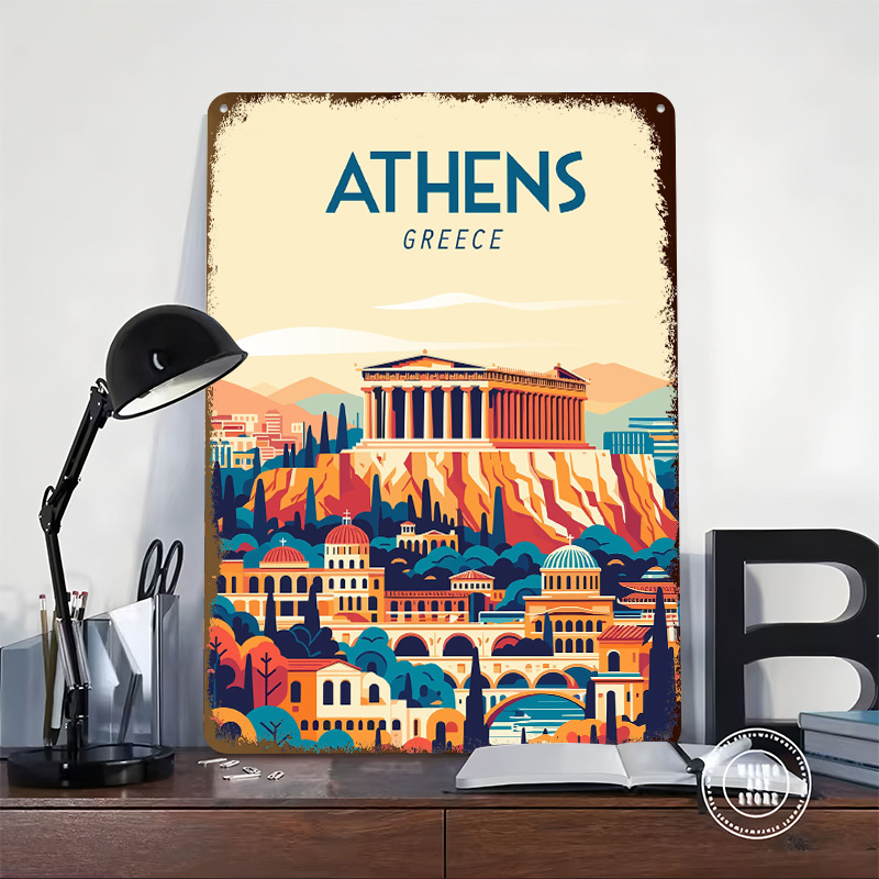 Greece Travel Poster Customize - Travel Accessories Greece recension och pris