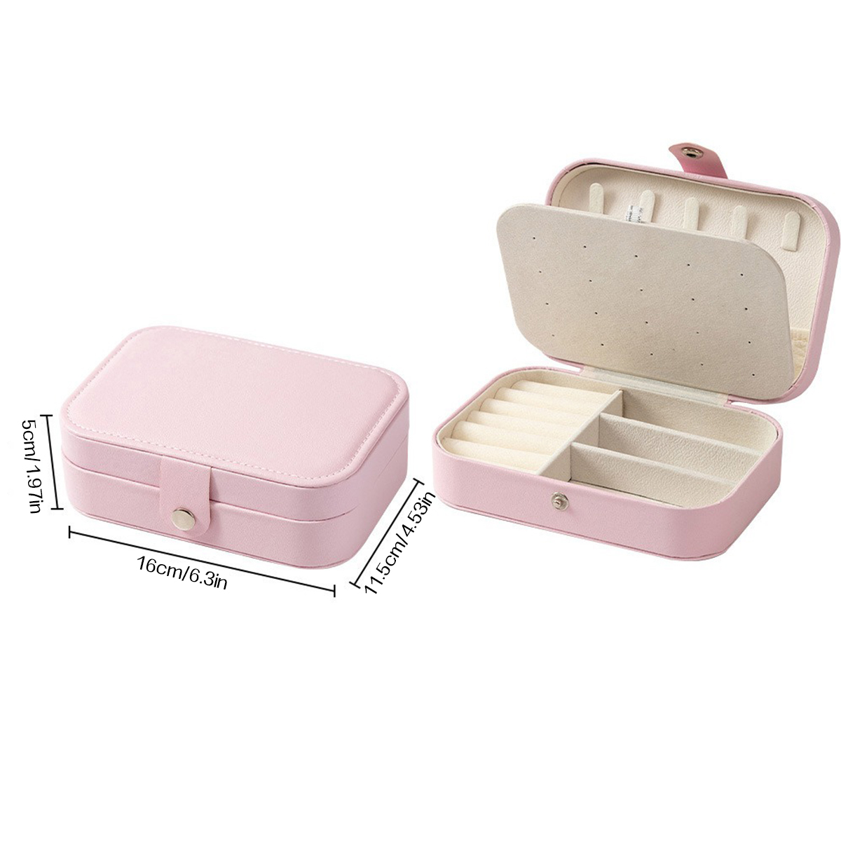 New Portable Multi-Compartment - Accessories Travel Jewelry Box recension och pris