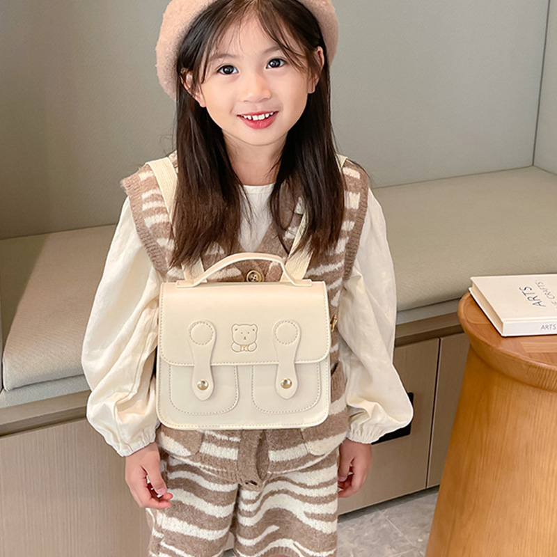 Bear Kids Backpack PU Leather  - Travel Accessories Baby recension och pris
