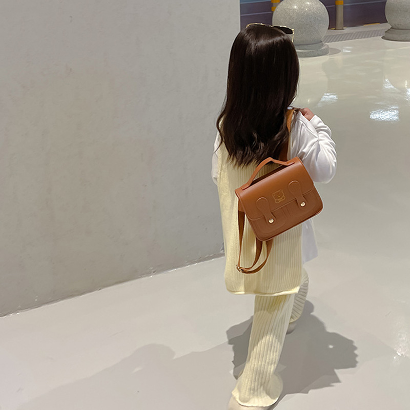 Bear Kids Backpack PU Leather  - Travel Accessories Baby recension och pris