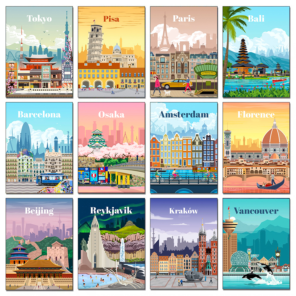 City Landscape Diamond Paintin - Travel Accessories London recension och pris