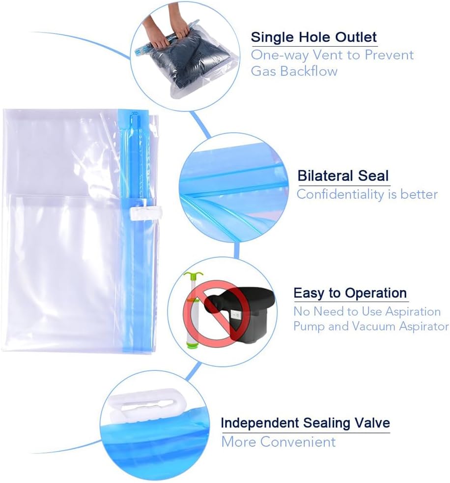 Compression Bags for Travel -  - Compression Bag Vacuum recension och pris