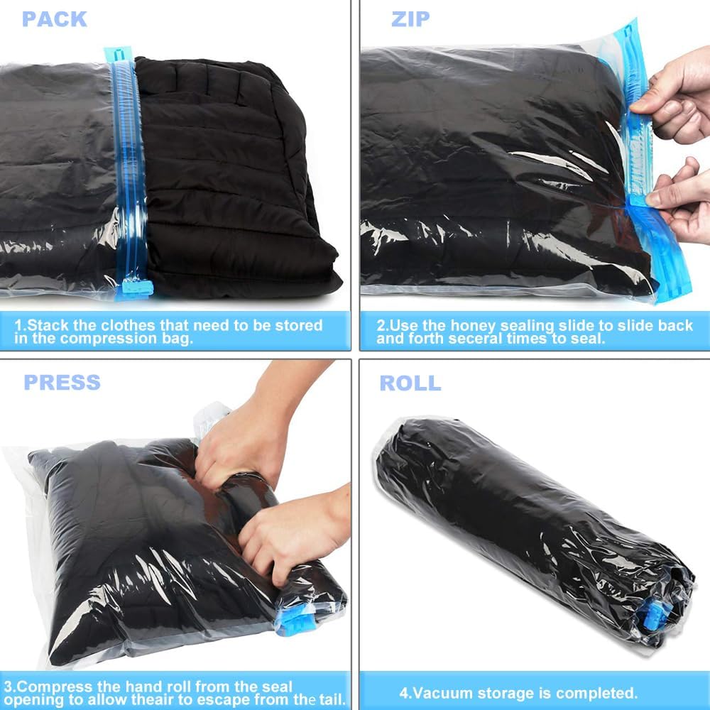 Compression Bags for Travel -  - Compression Bag Vacuum recension och pris