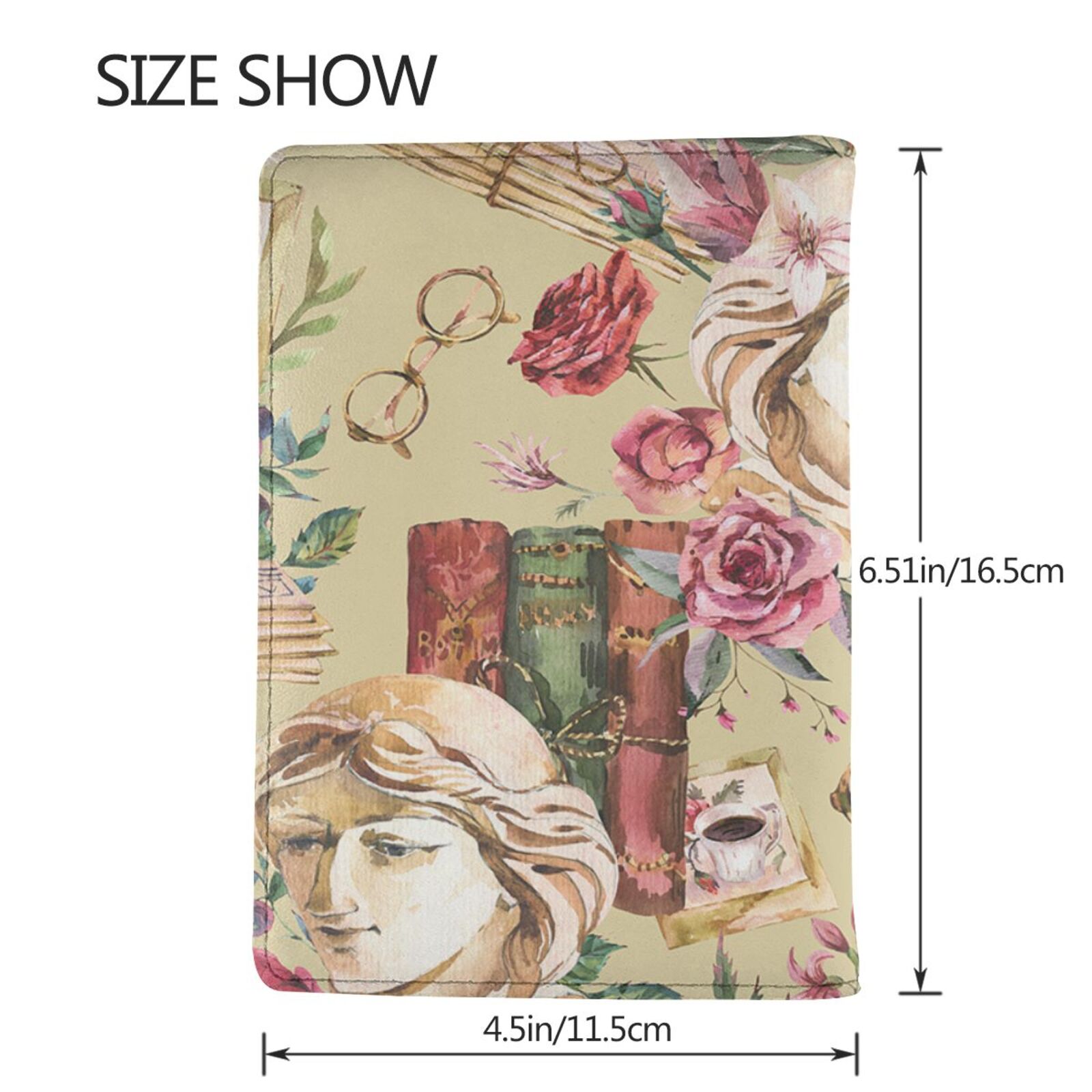 Vintage Rose Greece Passport A - Travel Accessories Greece recension och pris