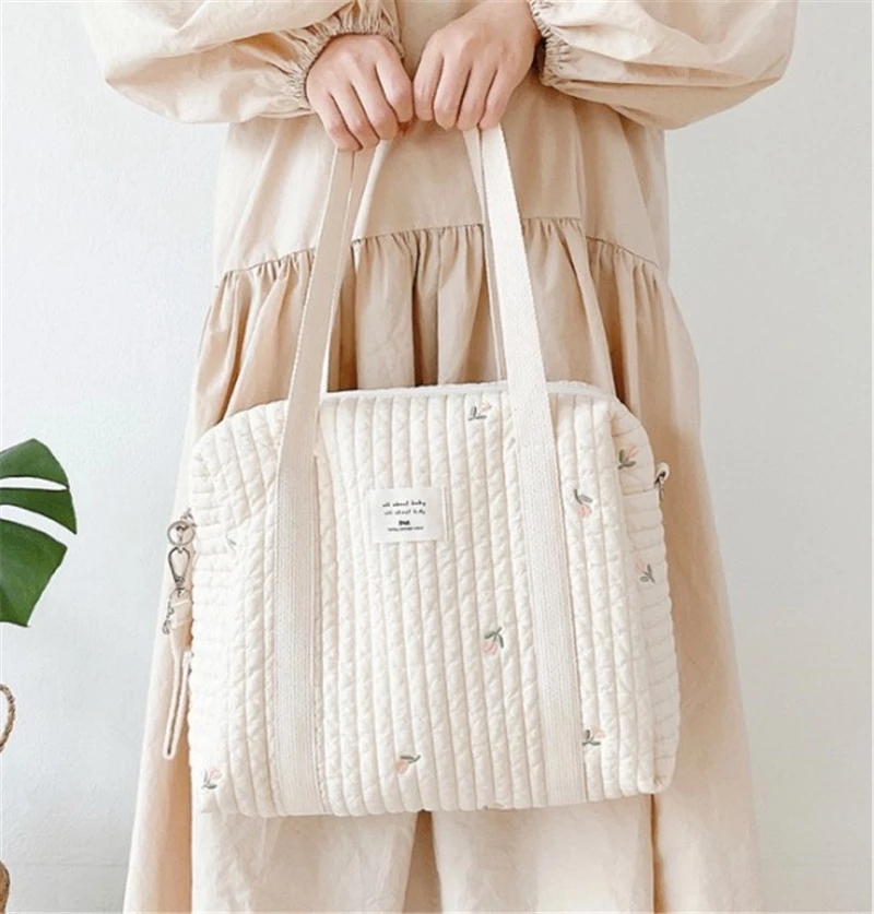 Embroidered Mommy Bag Handbag  - Travel Accessories Baby recension och pris