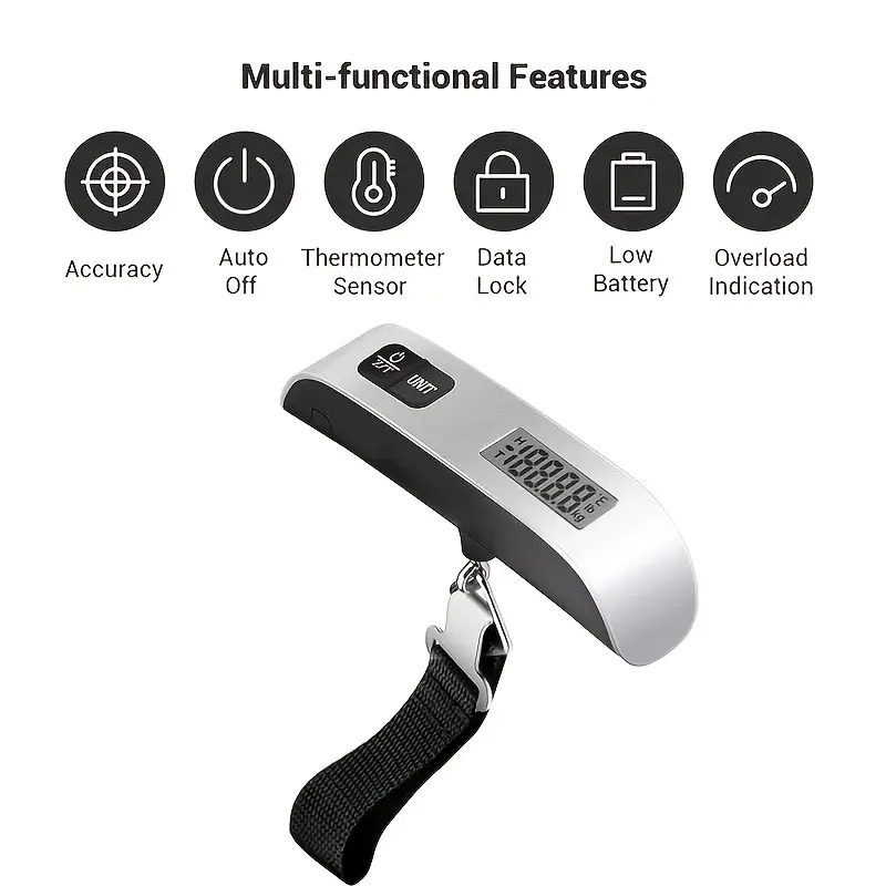 Portable Scale Digital LCD Dis - Travel Accessories Display recension och pris