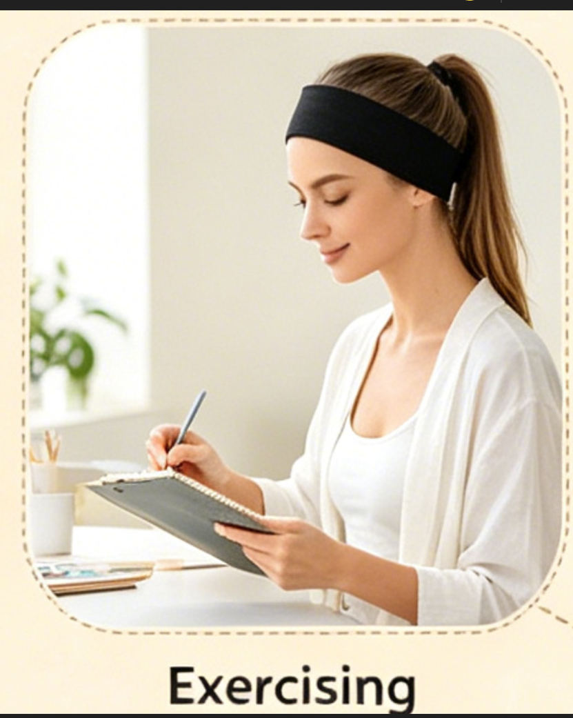 Women Black Elastic Yoga Headb - Travel Yoga Accessories recension och pris