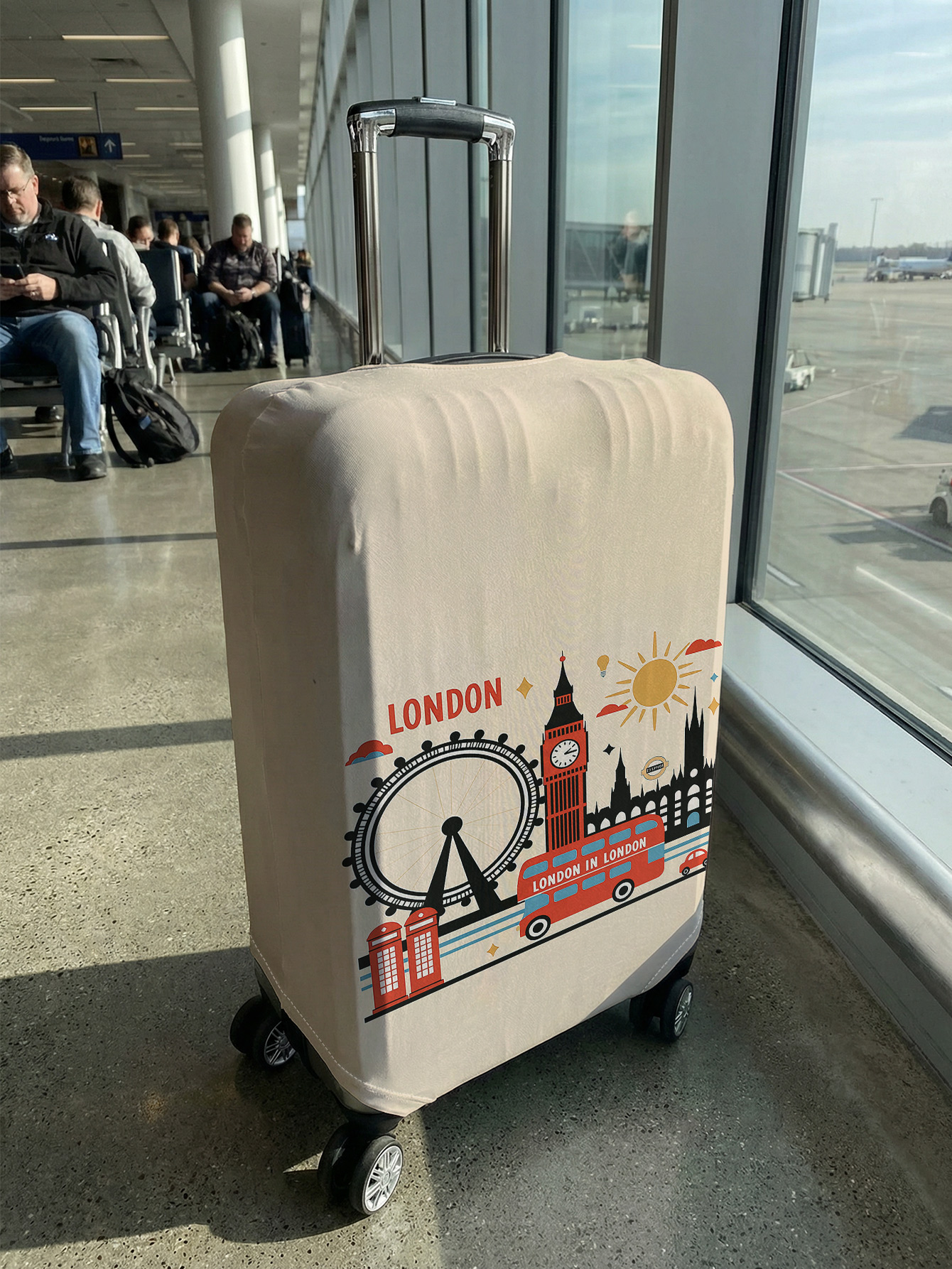 London Landmark Cartoon Luggag - Travel Accessories London recension och pris