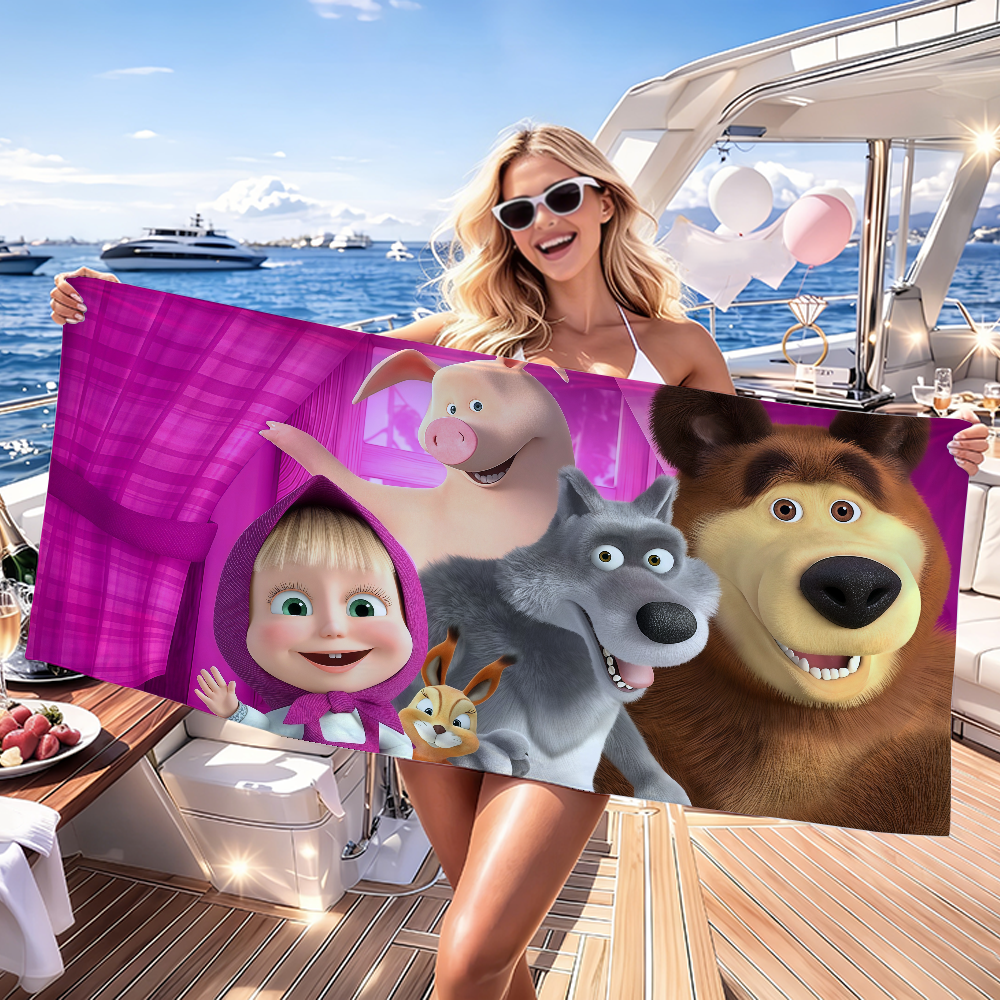 Cartoon Masha and The Bear Tow - Travel Yoga Accessories recension och pris