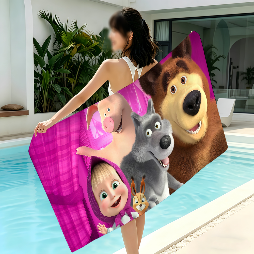 Cartoon Masha and The Bear Tow - Travel Yoga Accessories recension och pris
