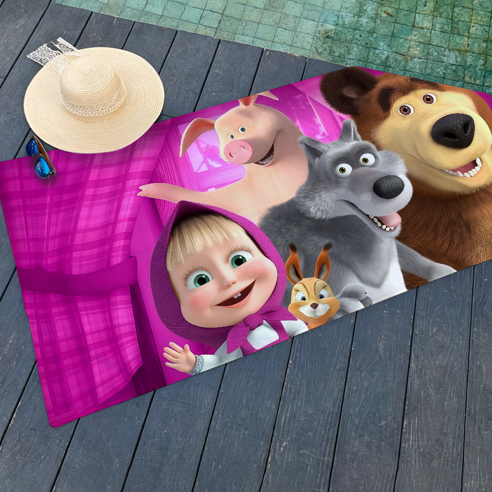 Cartoon Masha and The Bear Tow - Travel Yoga Accessories recension och pris