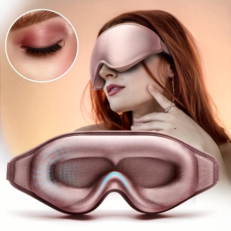 Super Soft 3D Silk Sleeping Ey - Travel Yoga Accessories recension och pris