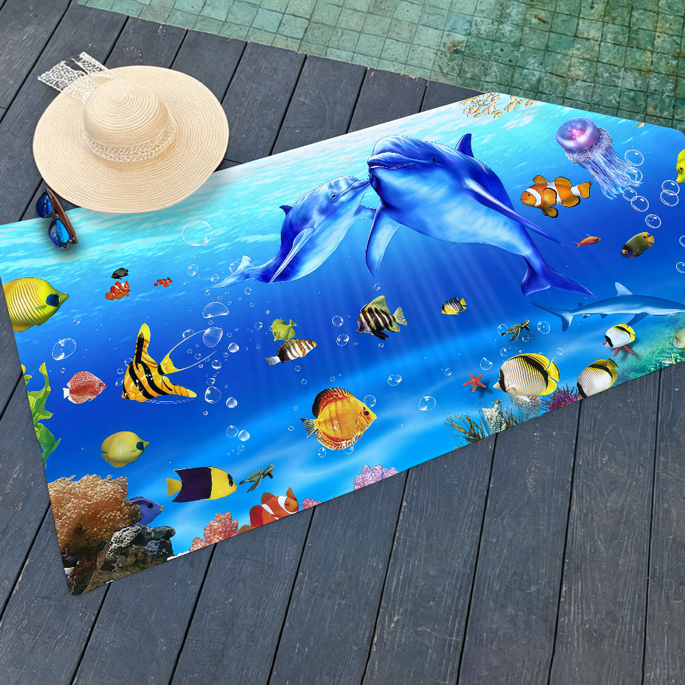 Sea World Towel Yoga Gym Yoga  - Travel Yoga Accessories recension och pris