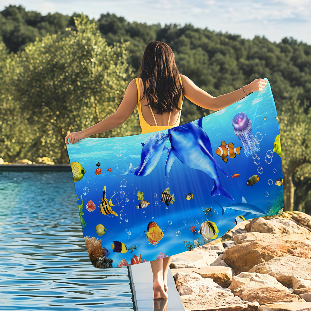 Sea World Towel Yoga Gym Yoga  - Travel Yoga Accessories recension och pris