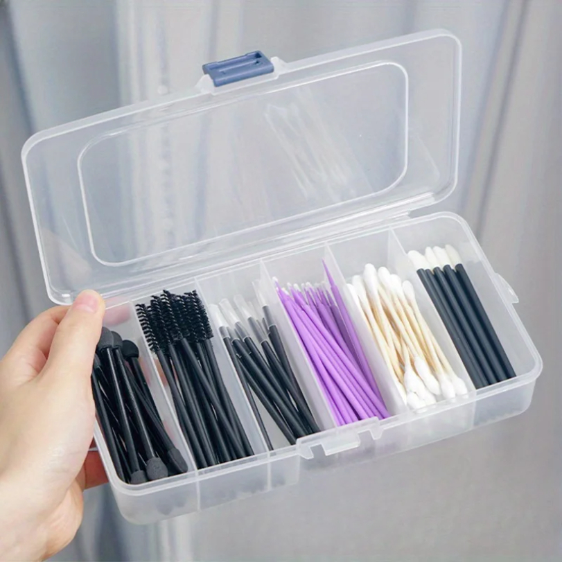 Clear 5/6-grid Portable Plasti - Accessories Travel Jewelry Box recension och pris