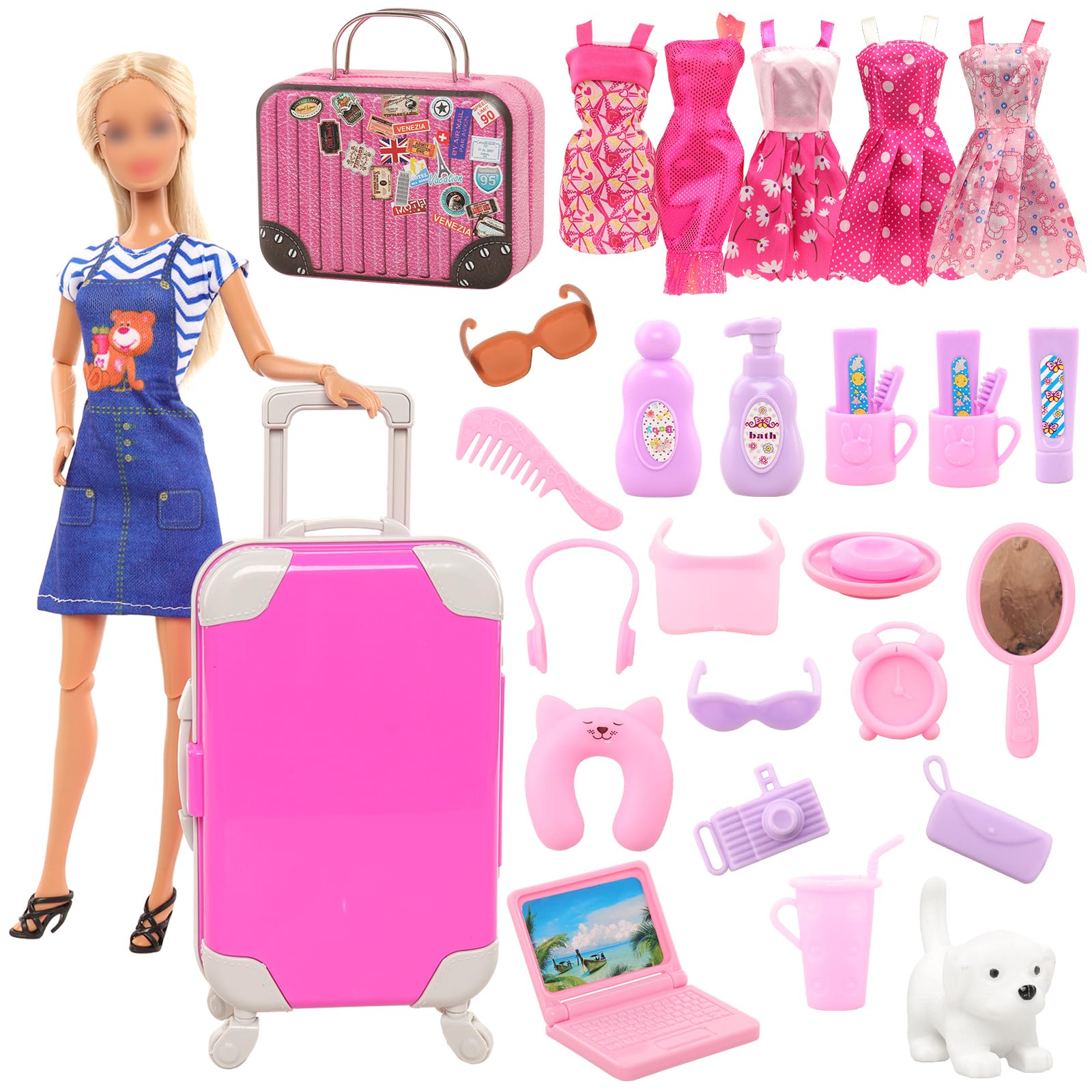 BARWA 30 Pcs 11.5 lnch Travel  - Travel Accessories Girly recension och pris