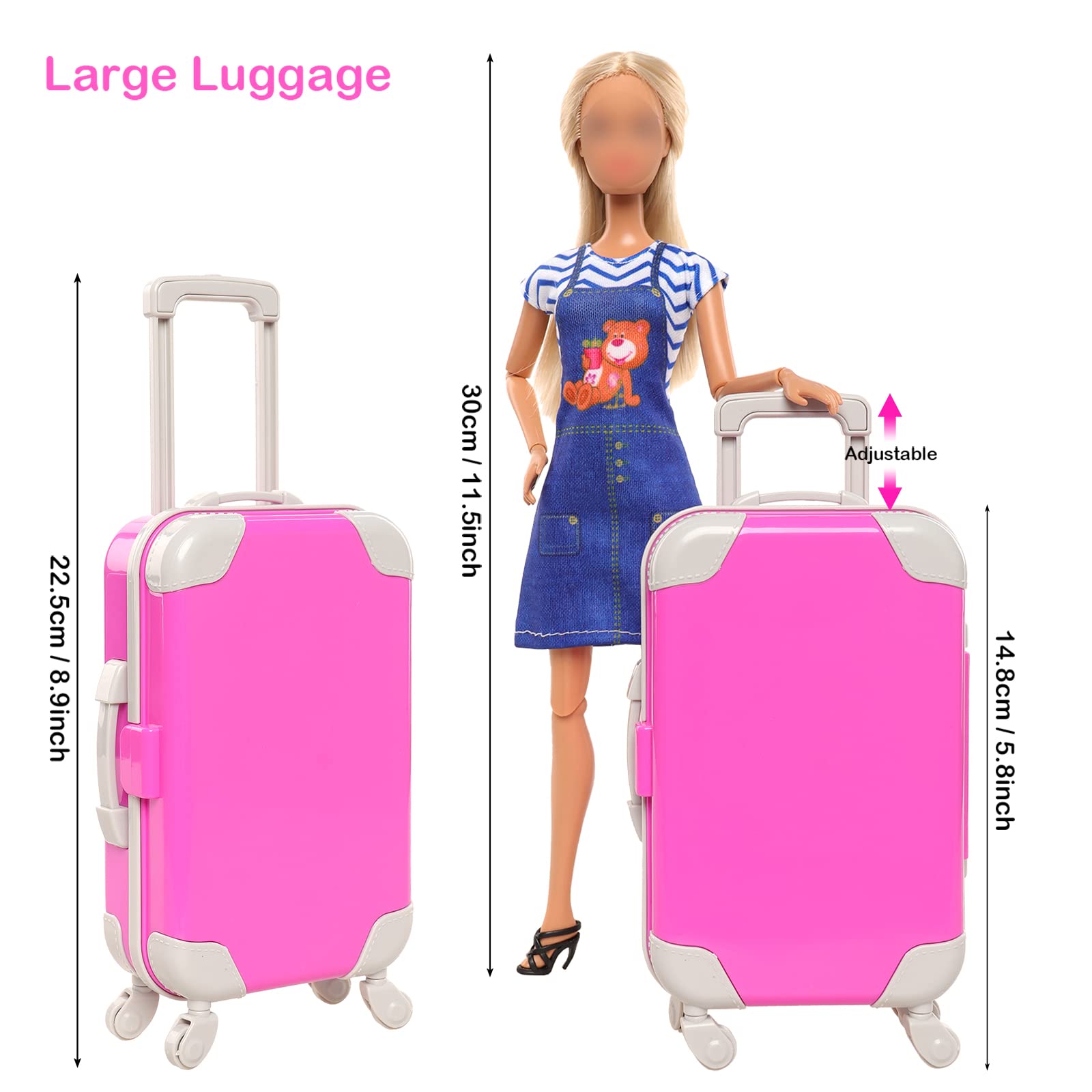BARWA 30 Pcs 11.5 lnch Travel  - Travel Accessories Girly recension och pris