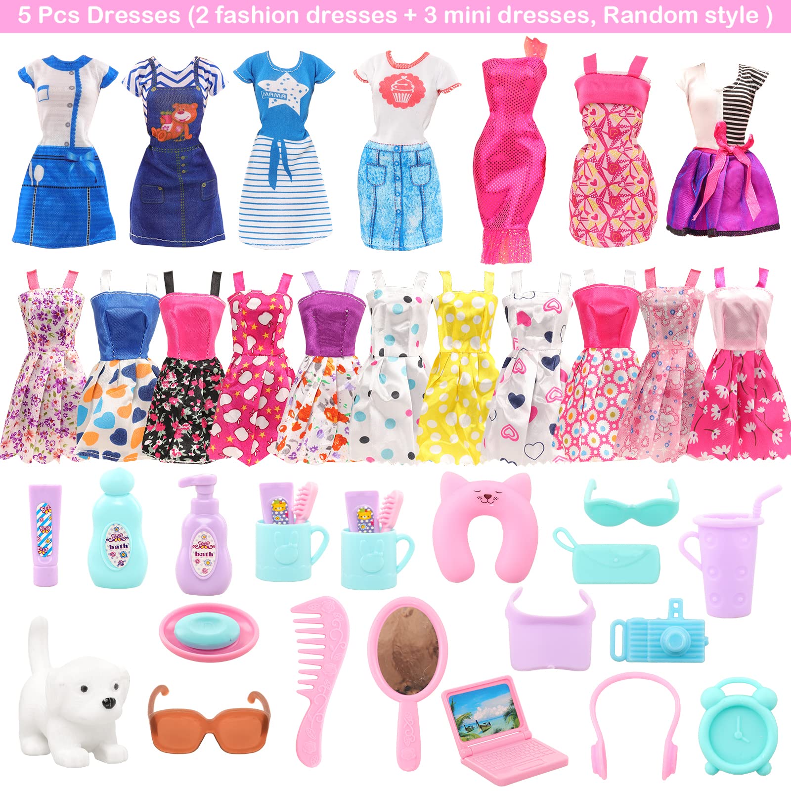 BARWA 30 Pcs 11.5 lnch Travel  - Travel Accessories Girly recension och pris
