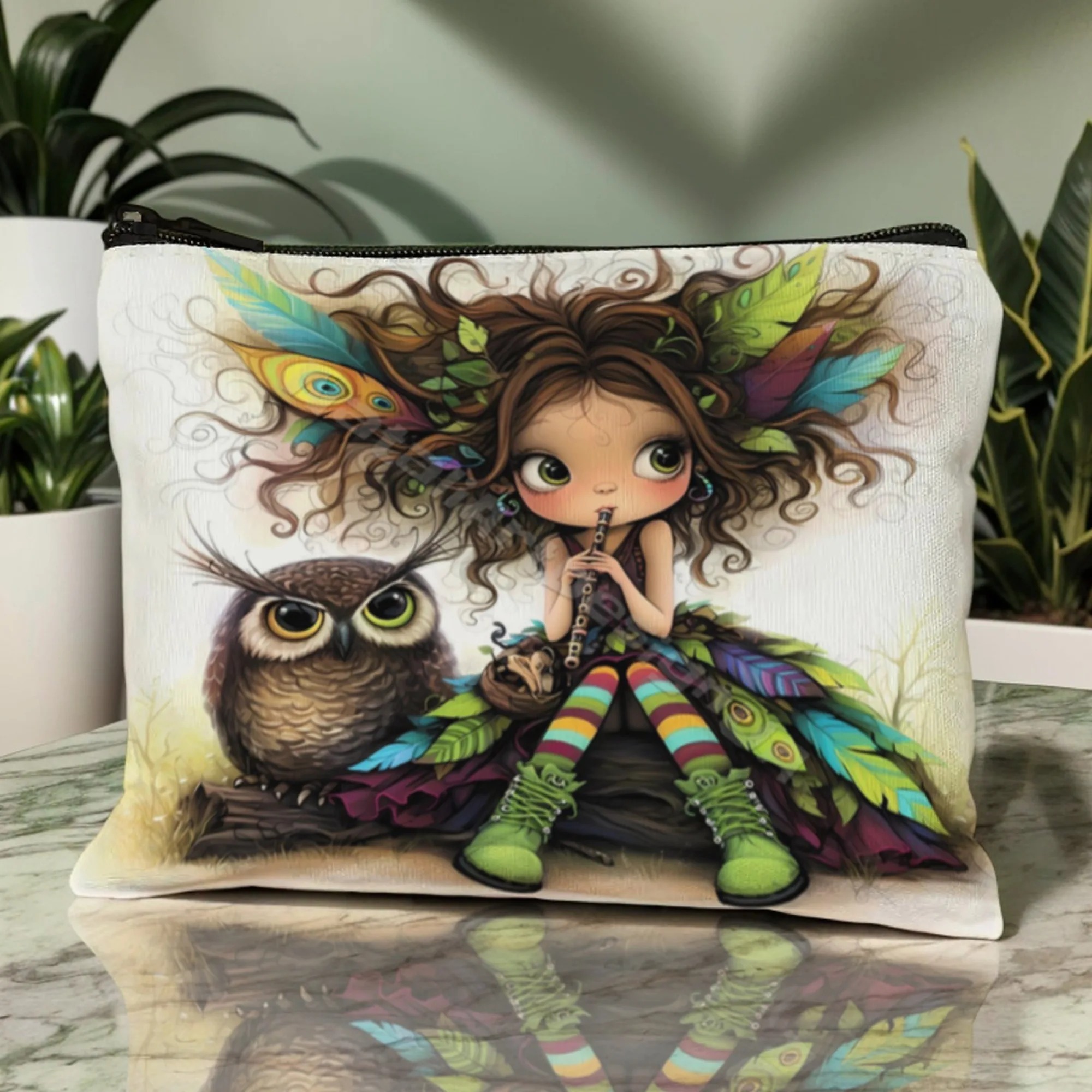 Cartoon Girl Makeup Bag Zipper - Travel Z recension och pris