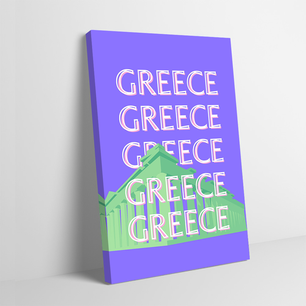 Greece Travel Poster Customiza - Travel Accessories Greece recension och pris