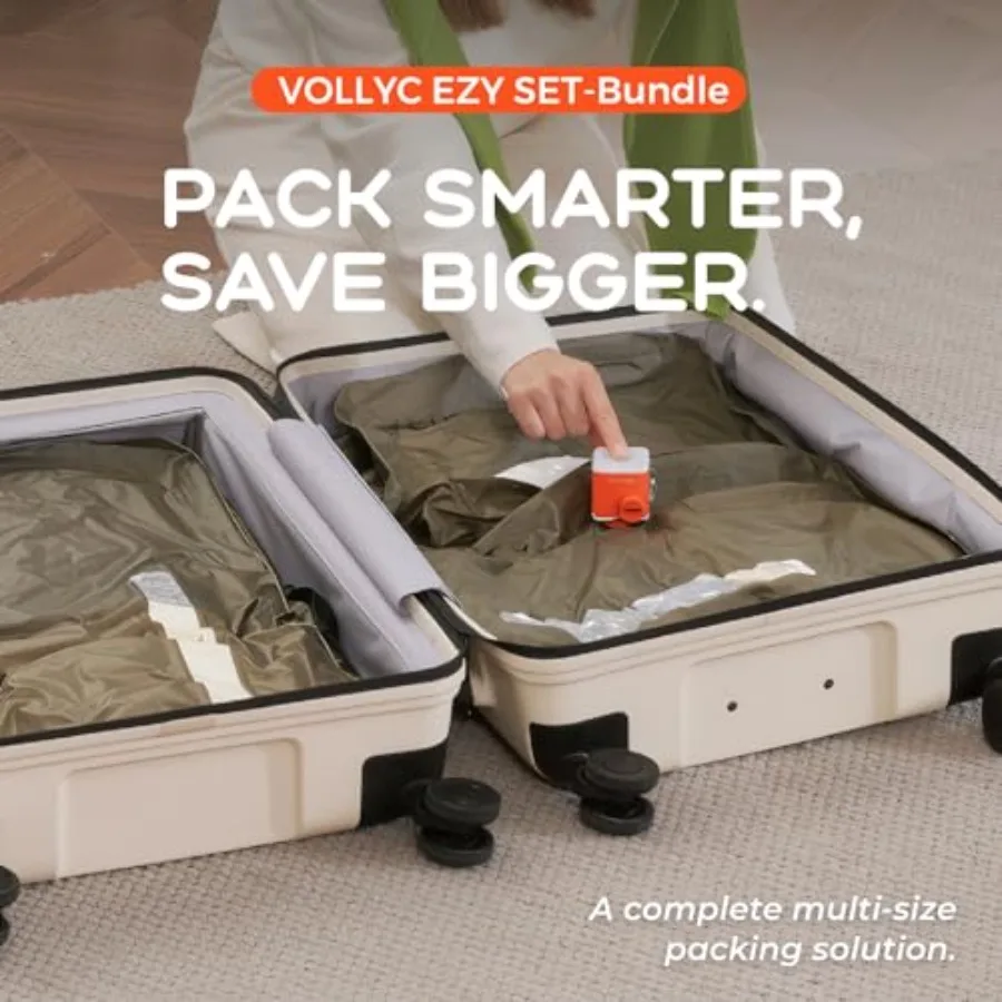 Travel vacuum bags with pump f - Compression Bag Vacuum recension och pris