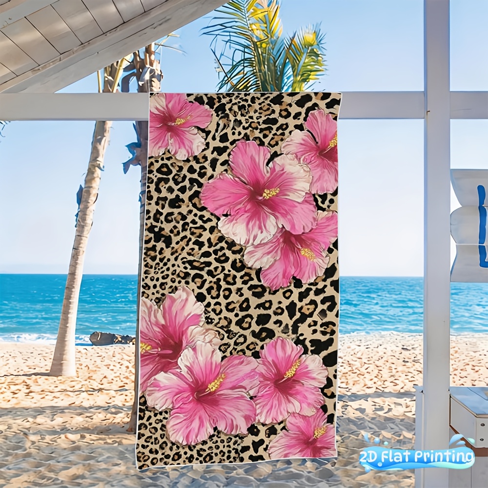1PC Tropical Floral Beach Towe - Travel Yoga Accessories recension och pris