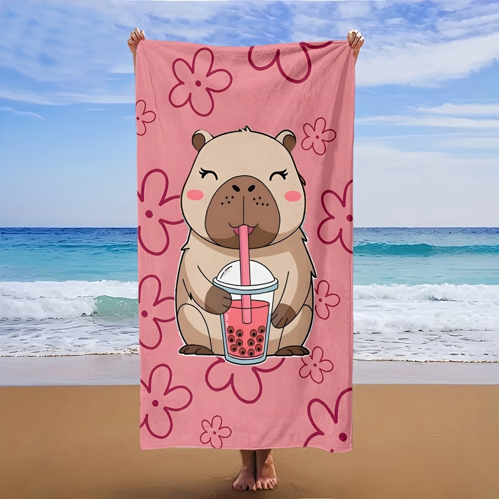 1PC Tropical Floral Beach Towe - Travel Yoga Accessories recension och pris