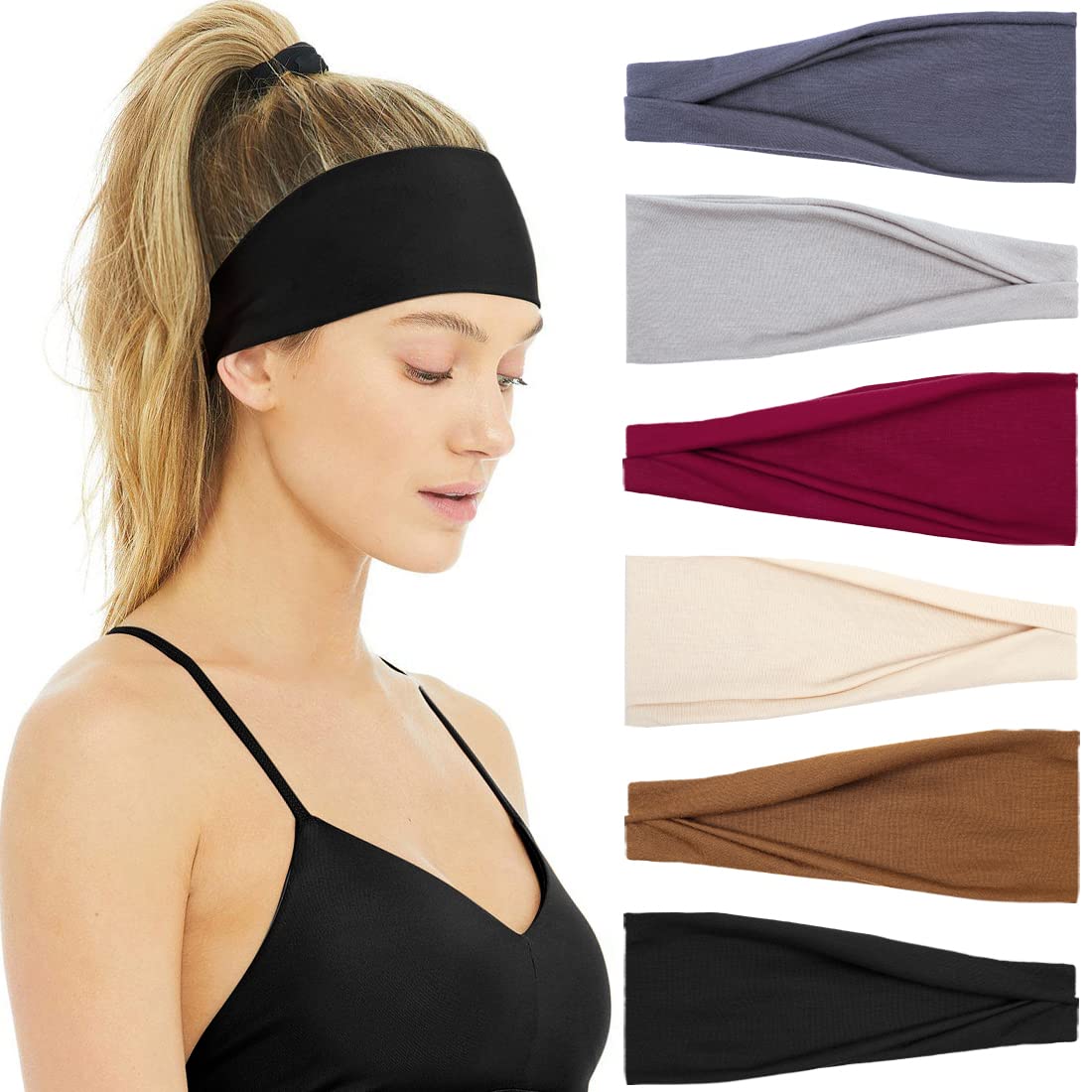 Headbands for Women Non Slip S - Travel Yoga Accessories recension och pris