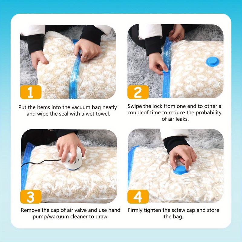 11Pcs Vacuum Storage Bags with - Compression Bag Vacuum recension och pris